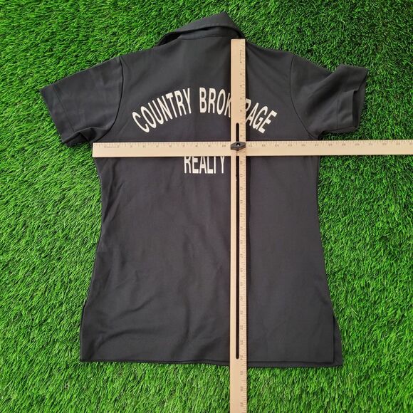 Vintage 80s King-Louie Polo Shirt Womens XS 17x24 Black - Picture 4 of 12